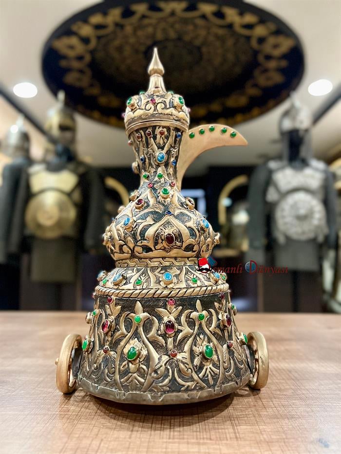 Mücevher Saray-ı Hümayun Tekerlekli Kahve Cezvesi