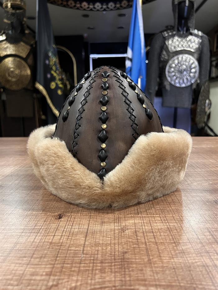 Leather Osman Gazi Börk Hat