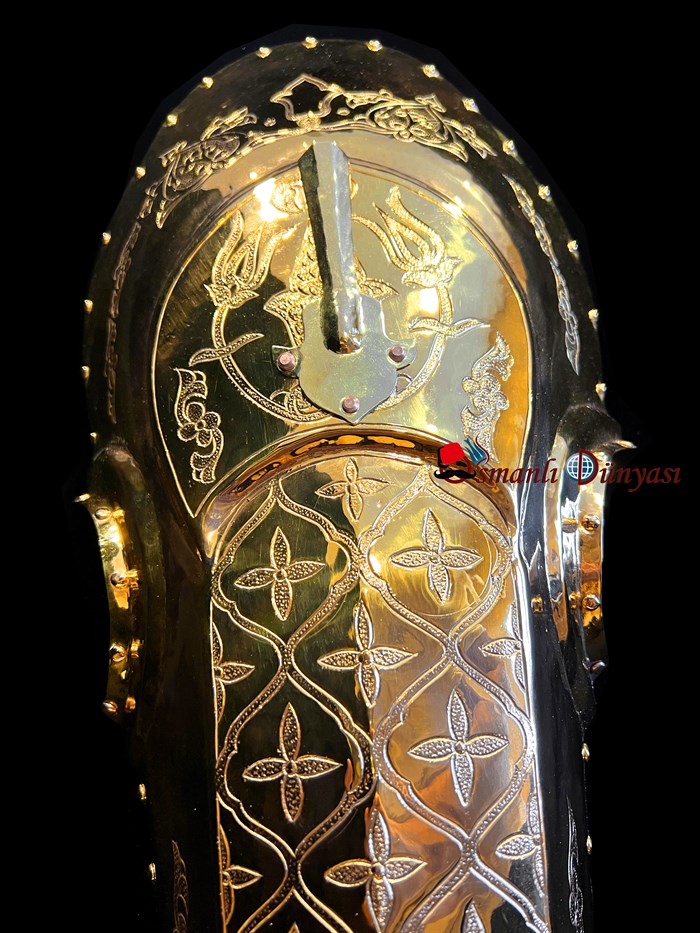 Ottoman War Horse Helmet ( Gold-plated )