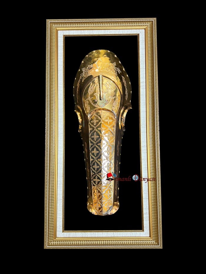 Ottoman War Horse Helmet ( Gold-plated )
