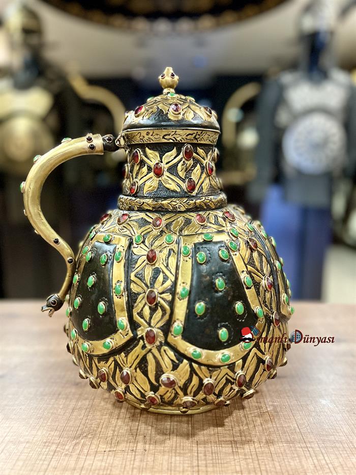 Ottoman Necefli Pitcher: Ottoman Palace Flask Replica - A Symbol