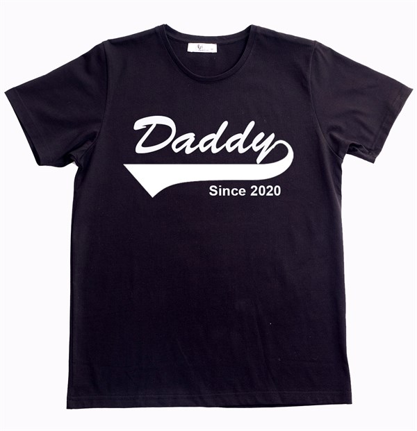 Daddy Since Erkek Tişört - Siyah
