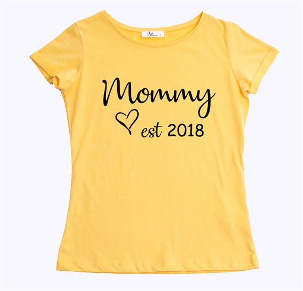 Mommy Tişört - Sarı