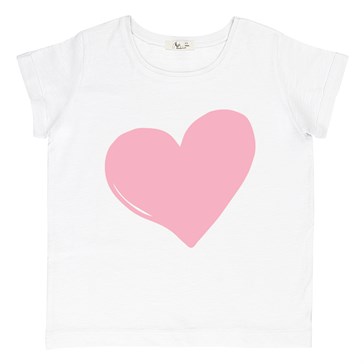 Pembe Kalpli Çocuk Tişört