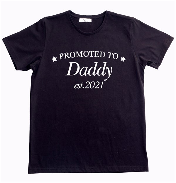 Promoted Daddy Erkek Tişört - Siyah 