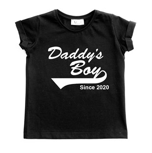 Daddy's Boy Since Çocuk Tişört - Siyah