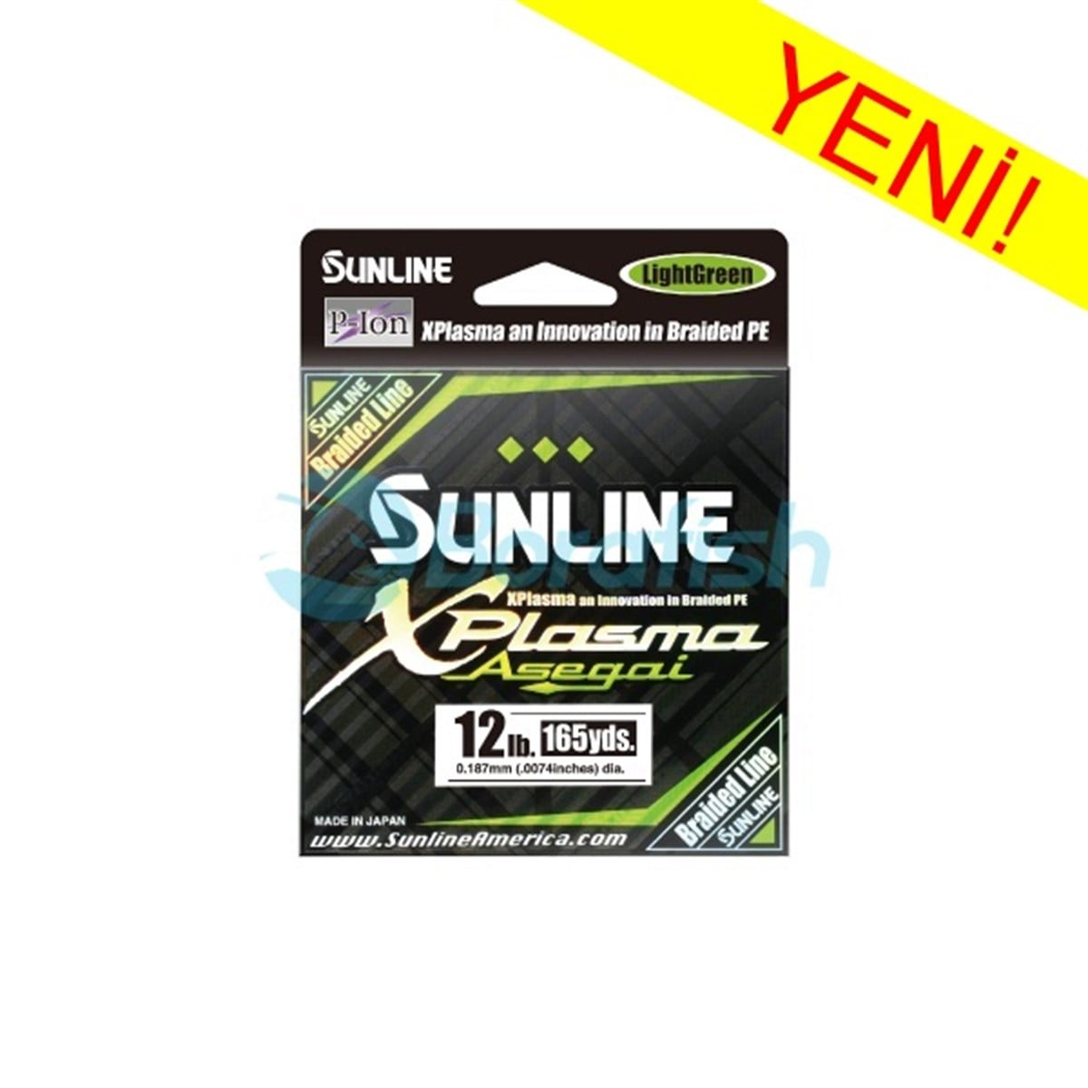 SUNLINESUNLINE XPLASMA ASEGAI 165YDS/150MT PE 
