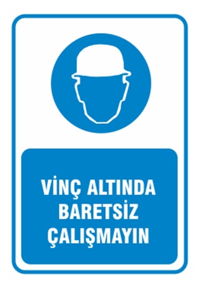 Vinç Altında Baretsiz Çalışmayın