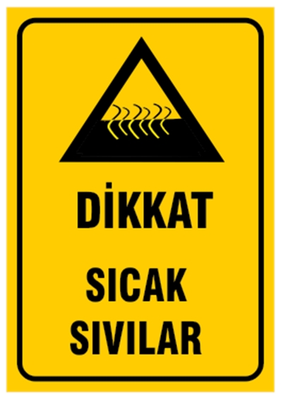 Dikkat Sıcak Sıvılar