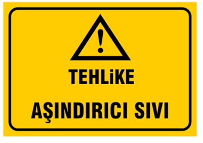 Tehlike Aşındırıcı Sıvı