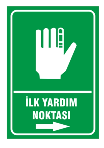 İlk Yardım Noktası Sağ ok