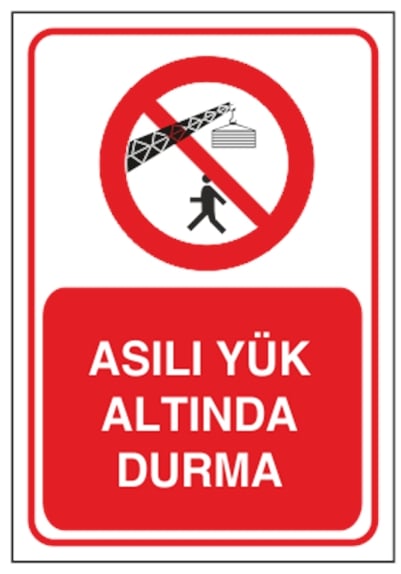 Asılı Yük Altında Durma
