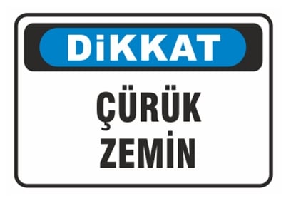 Dikkat Çürük Zemin