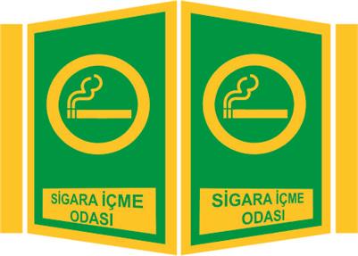 Sigara İçme Odası Panoromik Levha