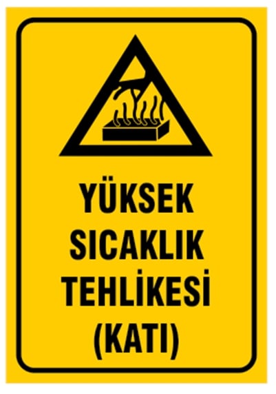 Yüksek Sıcaklık Tehlikesi (Katı)