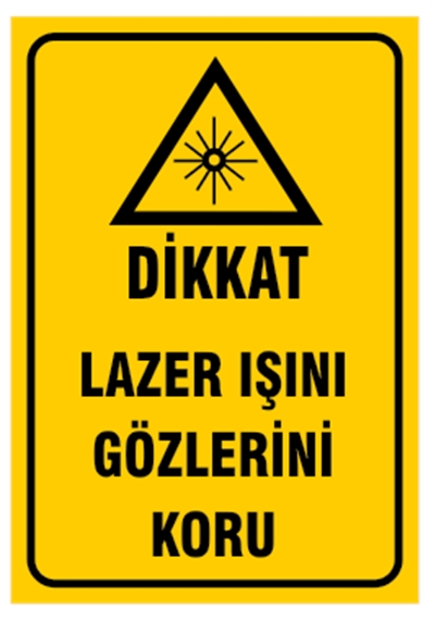 Dikkat Lazer Işını Gözlerini Koru
