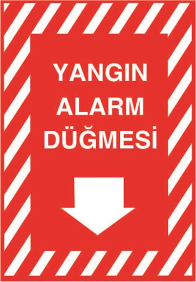 Yangın Alarm Düğmesi Aşağı Ok