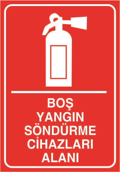 Boş Yangın Söndürme Cihazları Alanı