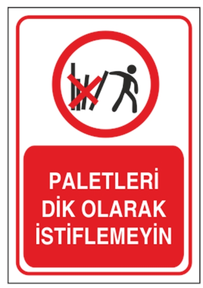 Paletleri Dik Olarak İstifleyin