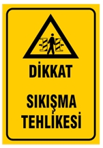 Dikkat Sıkışma Tehlikesi