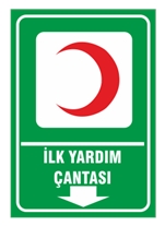 İlk Yardım Çantası Aşağı Ok