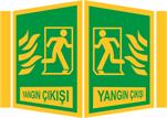 Yangın Çıkışı Panoromik Levha
