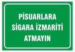 Pisuvarlara Sigara İzmariti Atmayın