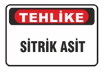 Tehlike Sitrik Asit