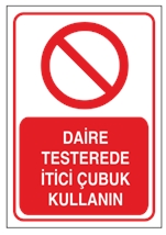 Daire Testerede İtici Çubuk Kullanın