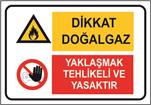 Dikkat Doğalgaz Yaklaşmak Tehlikeli ve Yasaktır
