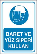 Baret ve Yüz Siperi Kullan