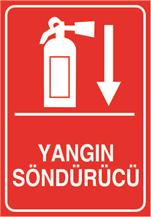 Yangın Söndürücü Aşağı Ok