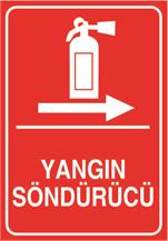 Yangın Söndürücü Sağa Ok