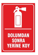 Dolumdan Sonra Yerine Koy