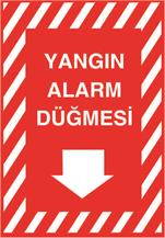 Yangın Alarm Düğmesi Aşağı Ok