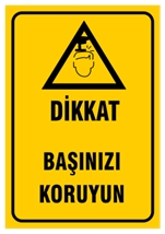 Dikkat Başınızı Koruyun