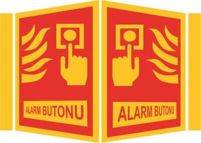 Yangın Alarm Butonu Panoromik Levha