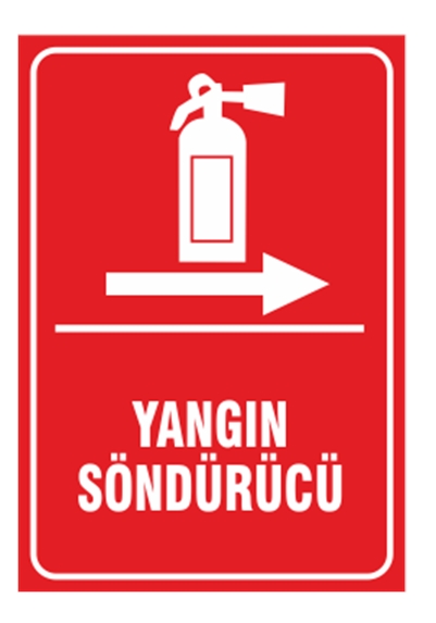 Yangın Söndürücü Sağa Ok