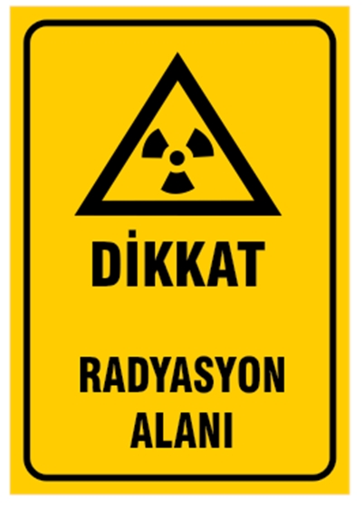 Dikkat Radyasyon Alanı