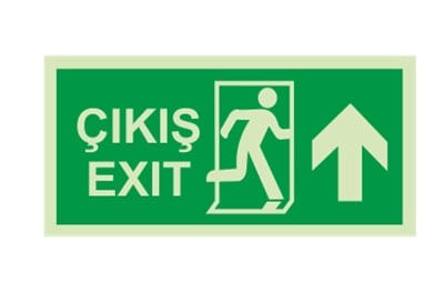 Çıkış Exit İleri Ok Lümen