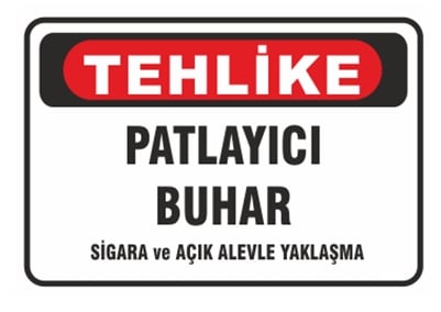 Tehlike Patlayıcı Buhar