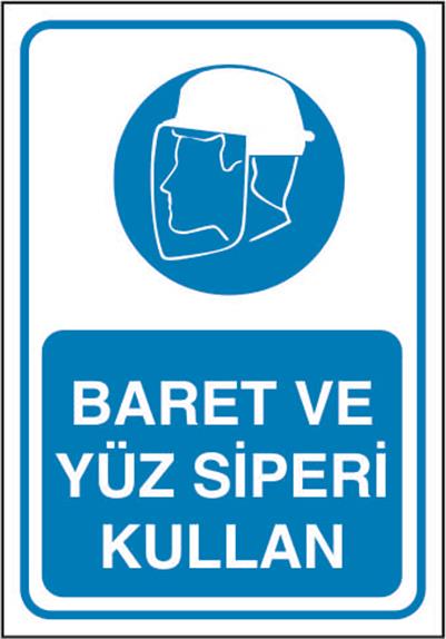 Baret ve Yüz Siperi Kullan