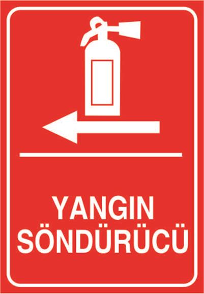 Yangın Söndürücü Sola Ok
