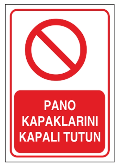 Pano Kapaklarını Kapalı Tutun