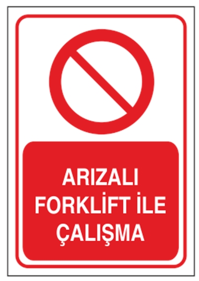 Arızalı Forklift İle Çalışma