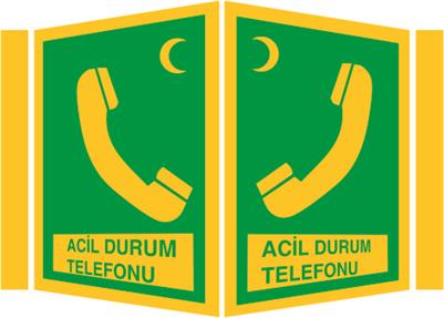 Acil Durum Telefonu Panoromik Levha