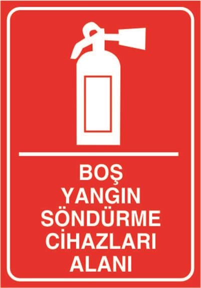 Boş Yangın Söndürme Cihazları Alanı