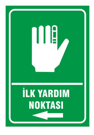 İlk Yardım Noktası Sol ok