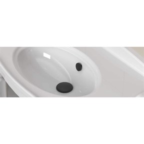 Boden C Tipi Mat Siyah Lavabo Su Taşma Yüzüğü