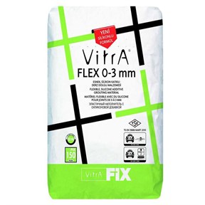 Vitra Fix Flex 0-3 mm Beyaz Kil Bej 5 kg Çimento Esaslı Yüksek Performanslı Elastik Silikon Katkılı İnce Dolgulu Derz Dolgu